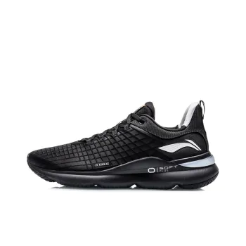 LiNing Soft Plus Shock Absorbers Slip Resistant, Abrasion Resistant, Breathable Low Top Sports Casual Shoes Black