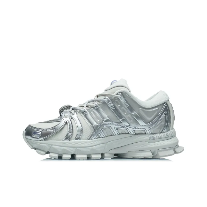 LiNing Furious Rider ACE 1.5 Low Top Casual Shoes Women's Silver Gray-0