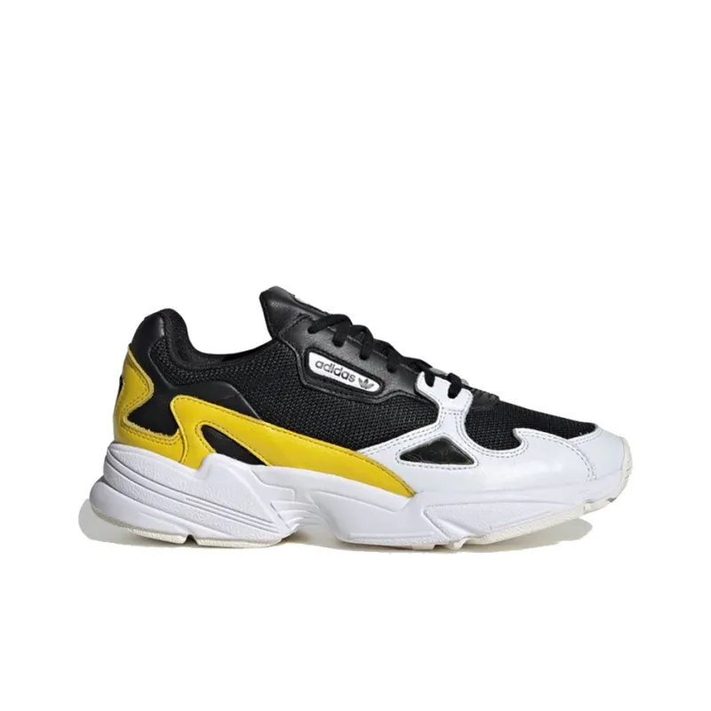 Adidas Originals Falcon 'Black Yellow White' Women's-1