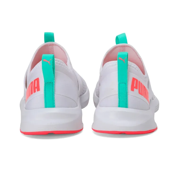 PUMA Prowl Slip On Low Top Sneakers Grey/Red Women's-3