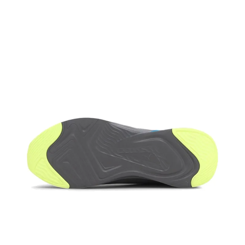 PUMA Softride Rift Tech Cushioned Wear Resistant Lightweight Low Top Casual Shoes Men's Gray Yellow Blue-5