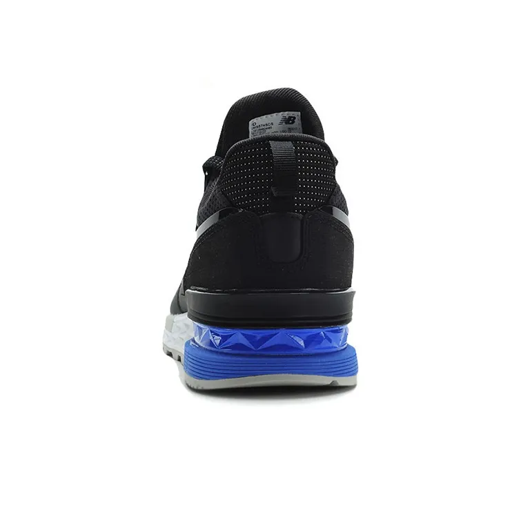 New Balance 574 Black White Blue-3