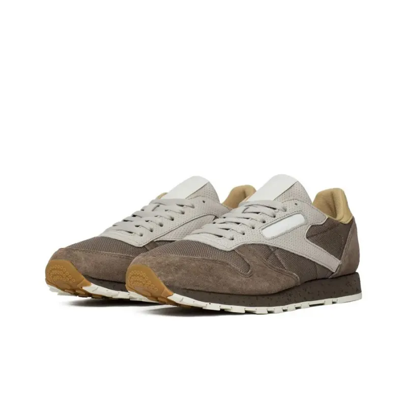 Reebok Classic Leather Speckle Low-Top Casual Shoes Men's Gray-2