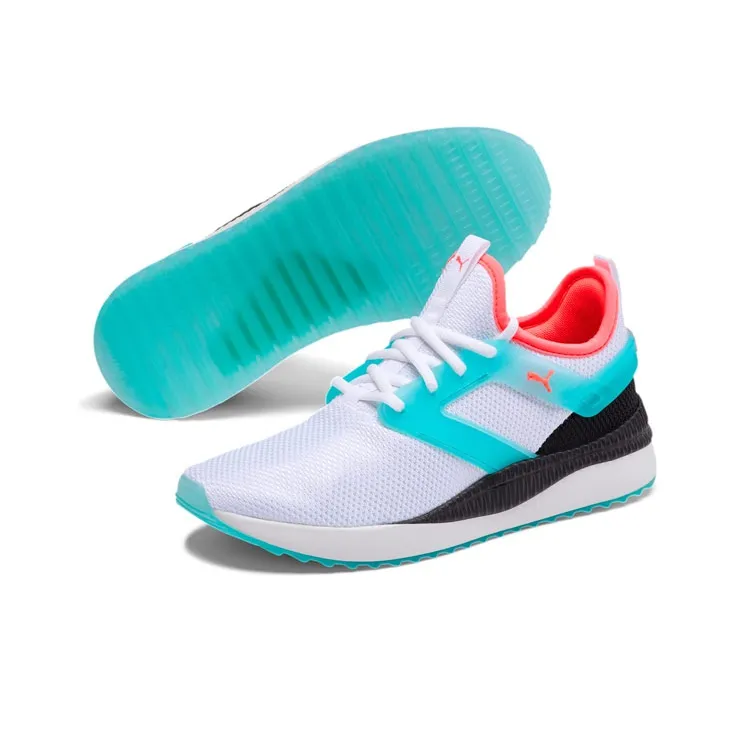 PUMA Pacer Next Excel Translucent Anti-Slip Wear-Resistant Low-Top Casual Shoes Women's White-3