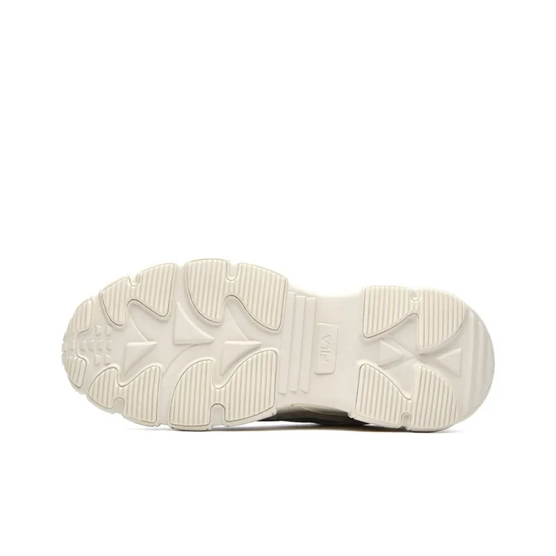 FILA Fashion Sneakers Low Top Running Shoes White-4