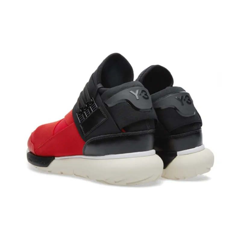 Adidas Y3 Qasa High Red Black-3
