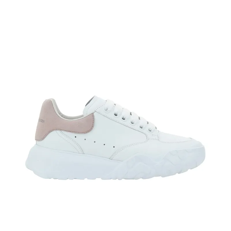 Alexander McQueen Oversized Court Trainer White Patchouli Women's-1