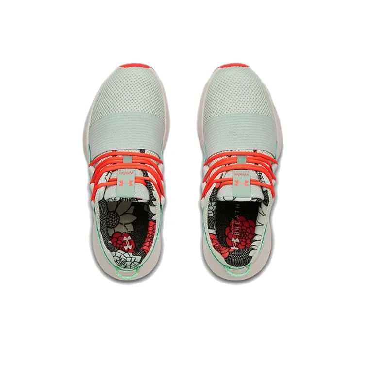 Under Armour Charged Breathe Fn Print Blue/Orange Women's-3
