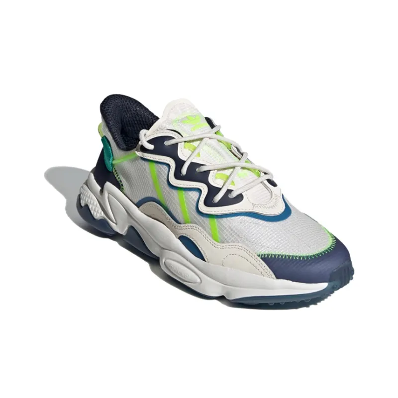 Adidas Ozweego Core White Signal Green-2