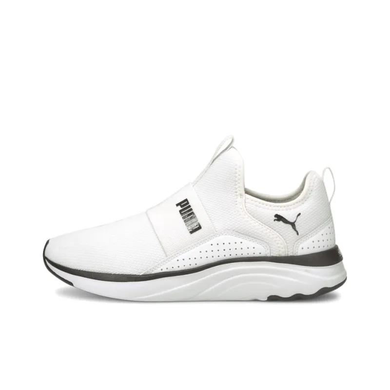PUMA Softride Sophia Slip On 'White Black' Women's-0