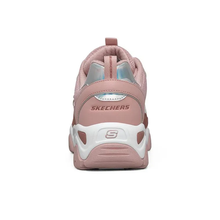 Skechers D Lites 2.0 Low Top Running Shoes Pink Women's-3