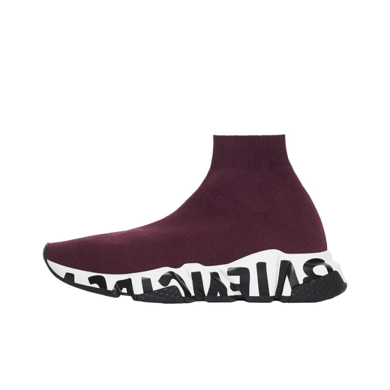 Balenciaga Speed Graffiti Purple Women's-0