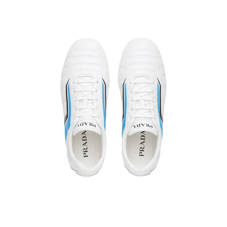 PRADA Anti Slip And Wear Resistant Breathable Low Top Casual Shoes Men's White-2