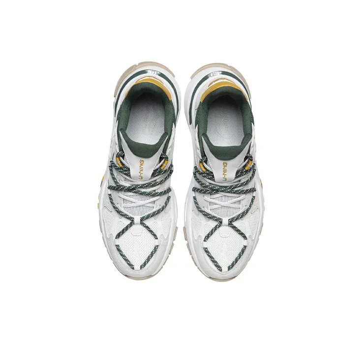 LiNing Reverse Low Top Sports Casual Shoes Men's White Gray-3