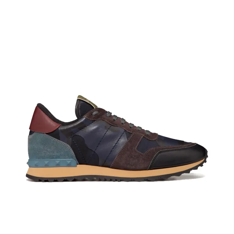 Valentino Rockrunner 'Camo - Marine Blue Brown'-1