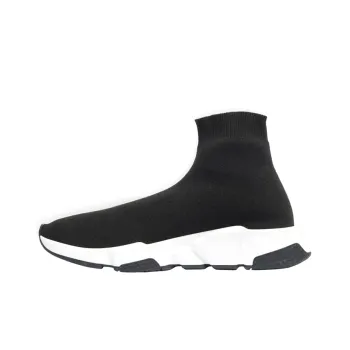 Balenciaga Speed 1.0 Recycled Knit Graffiti Sneakers 'Black'