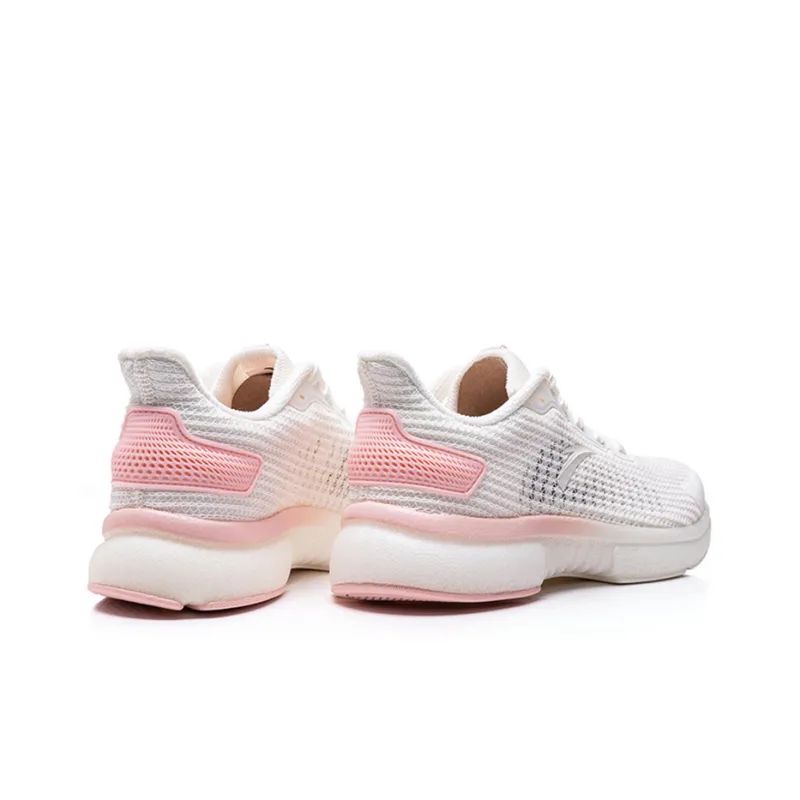 Anta Life Collection Shock Absorbers With Slip Resistant Features Low Top Casual Shoes Women's Ivory White-3