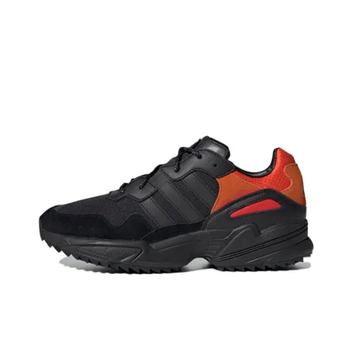 Adidas Originals Yung-96 Casual Shoes Men Low-Top Black/Orange