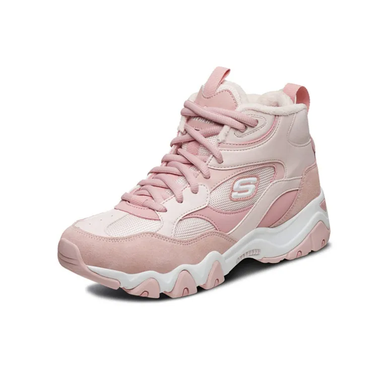 Skechers D Lites 2.0 High Top Running Shoes Pink Women's-2