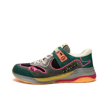 GUCCI Ultrapace Anti Slip Wear Resistant Low Top Casual Shoes Men's Green