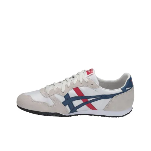 Onitsuka Tiger Serrano Casual Shoes Unisex Low-Top White/Blue Red