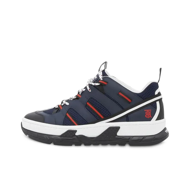 Burberry Mesh Nubuck Union Navy Red-0
