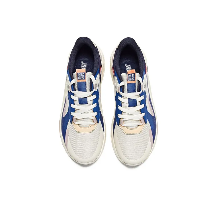 361° Casual Shoes Men Low-Top Beige/Blue-1