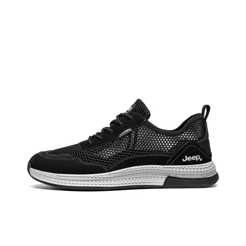 Jeep Casual Shoes Men Low-Top Black