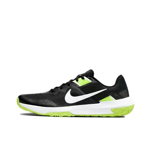 Nike Varsity Compete Casual Shoes Men Low-Top Black/White Green