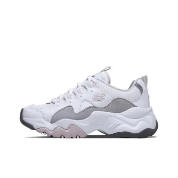 Skechers D'Lites 3.0 Low top Running Shoes White/Pink/Gray Women's