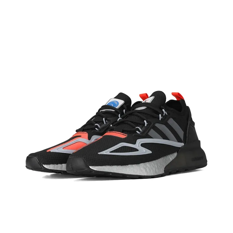 Adidas Zx 2K Boost Black Halo Silver-2