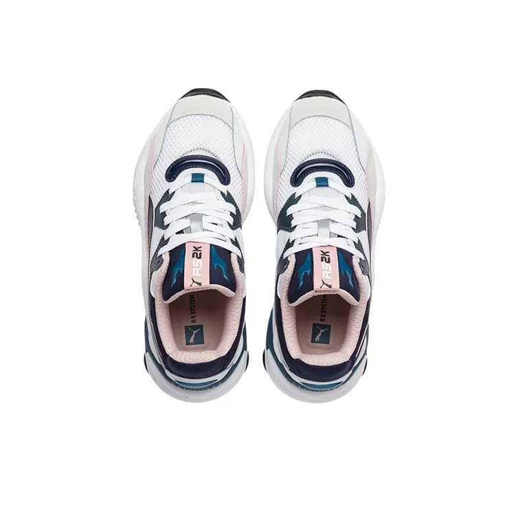 PUMA Rs 2K Internet Exploring Trainers White/Blue/Pink Women's-2