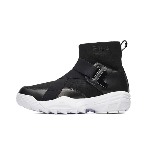 FILA Disruptor Casual Shoes Women's High-Top Black