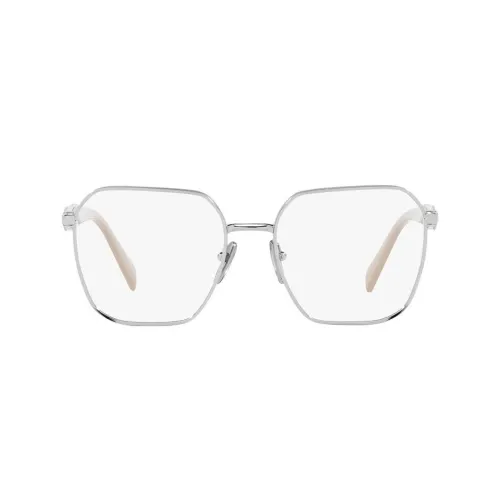 PRADA Eyeglass Frames Women's Silver