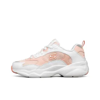 Skechers D Lites Airy Sneakers White/Orange Women's