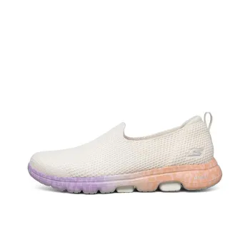 Skechers Go Walk 5 Breathable Low Top Casual Shoes Women's White Multicolor