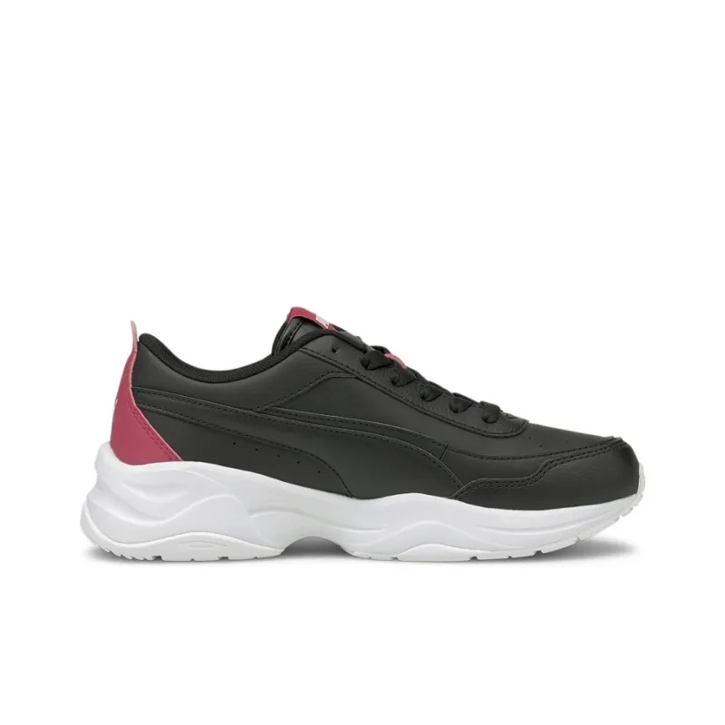 PUMA Cilia Mode Anti-Slip Wear-Resistant Low-Top Casual Shoes Women's Black Red-1