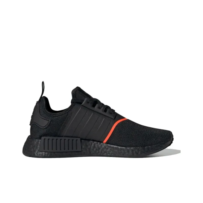 Adidas Originals Nmd R1 Core Black Solar Red Line-1