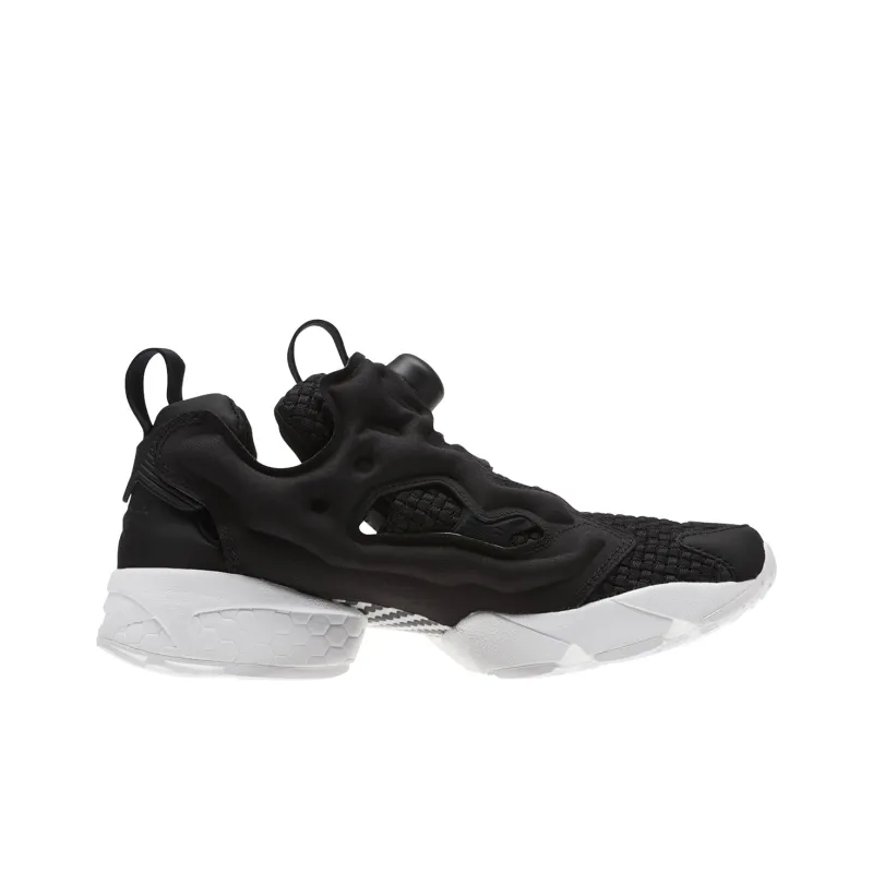 Reebok Instapump Fury Woven Running Shoes Black/White Women's-1