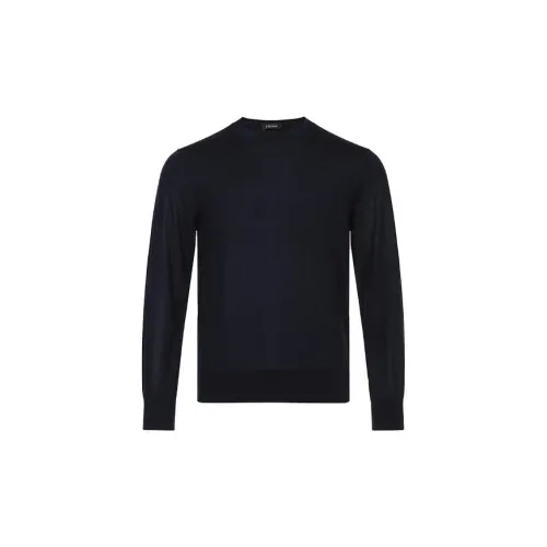 Ermenegildo Zegna Sweaters Men Navy Blue