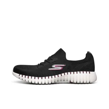 Skechers Go Walk Smart Running Shoes Black/White/Purple Women's