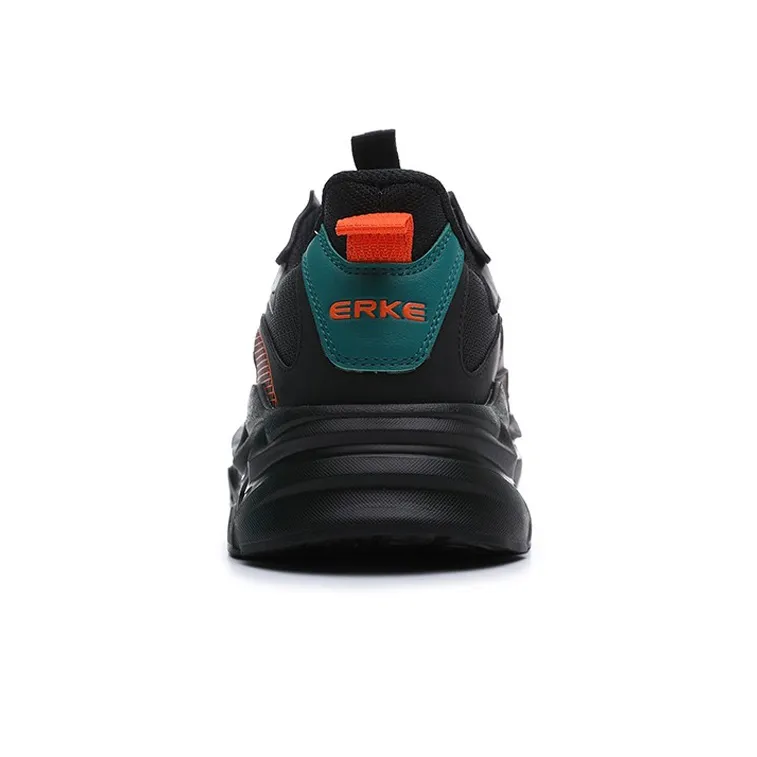 Erke BiFang Low-Top Casual Shoes Men's Black-3