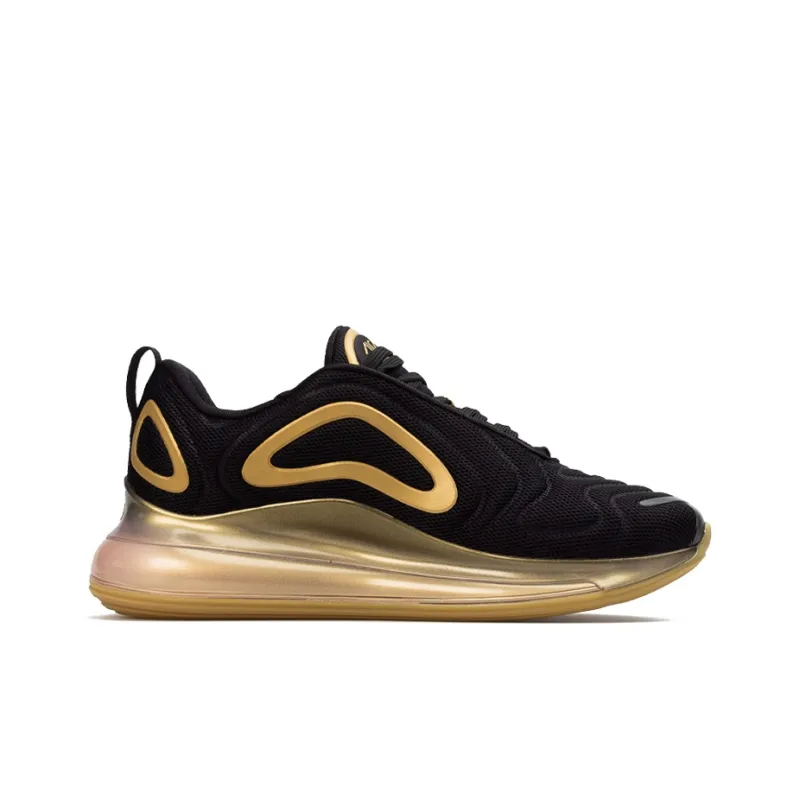 Nike Air Max 720 Black Metallic Gold-1