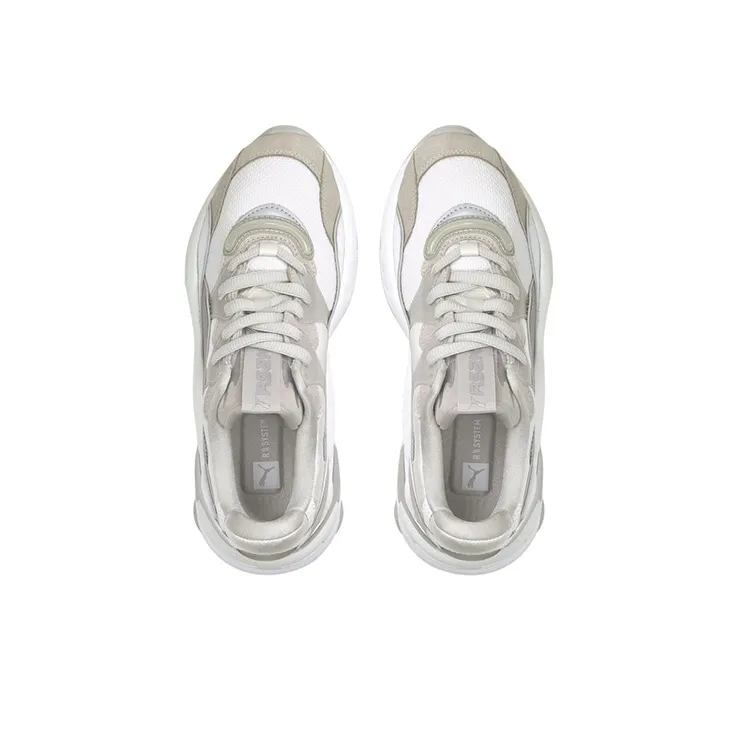 PUMA Rs 2K Metallic Sports Running Shoes For White/Grey Women's-2