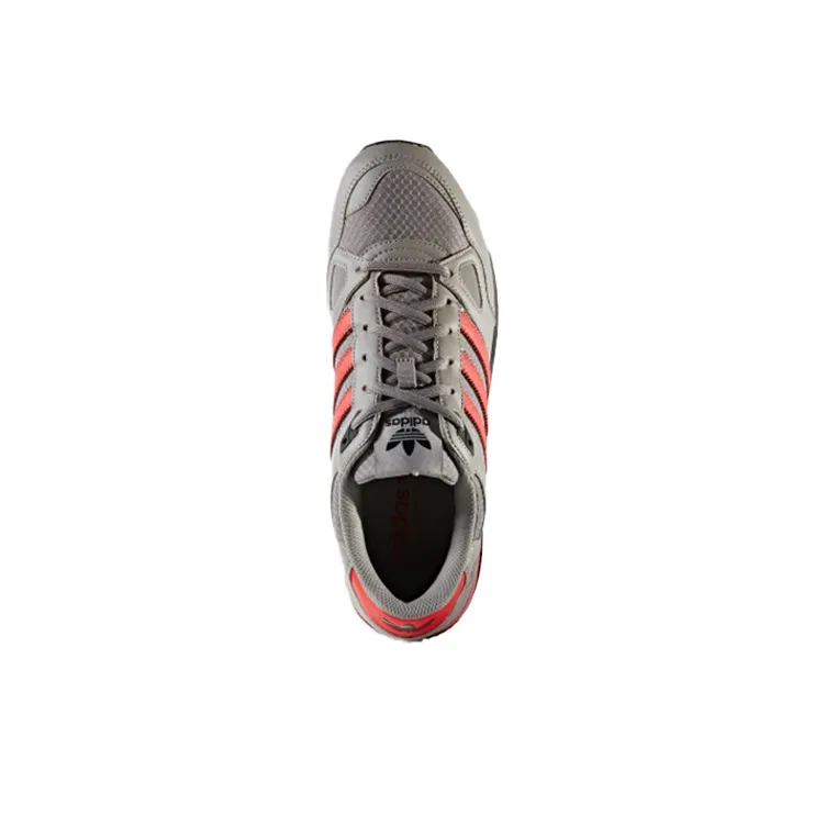 Adidas Originals ZX 750 Cushioning Low Top Casual Shoes Unisex Ice Gray Red-4