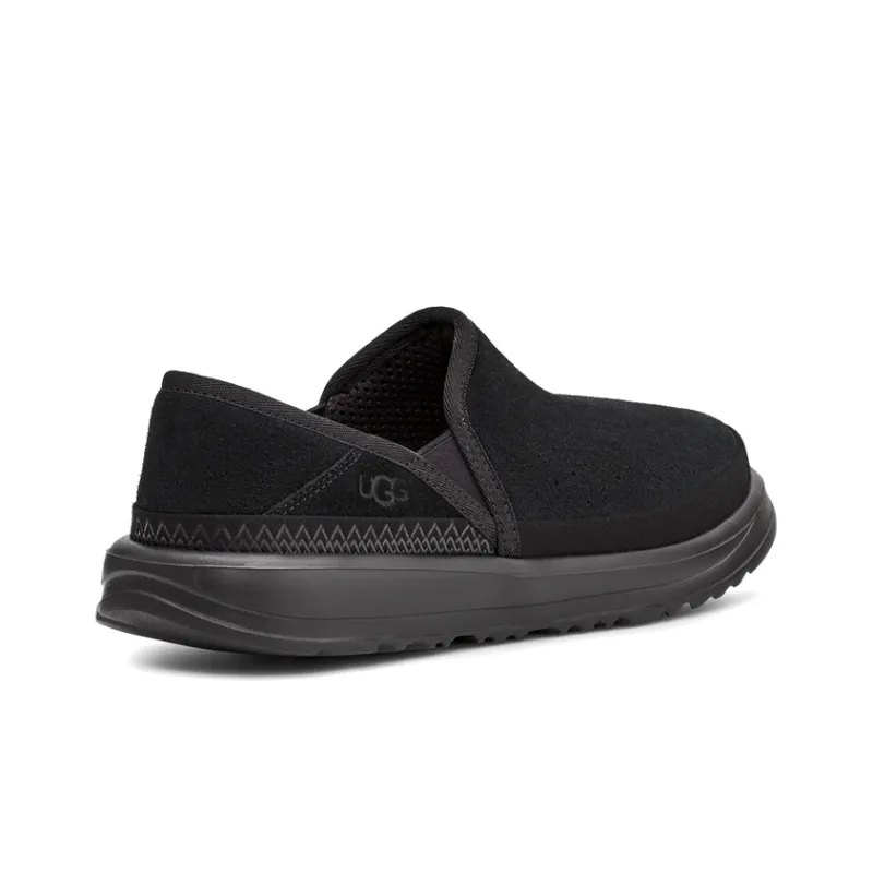 UGG Kick It Slip On Athleisure Casual Sports Shoe Black Fleece Lined-4