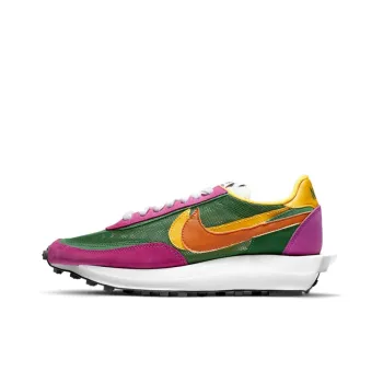 Sacai X Nike Waffle Pine Green