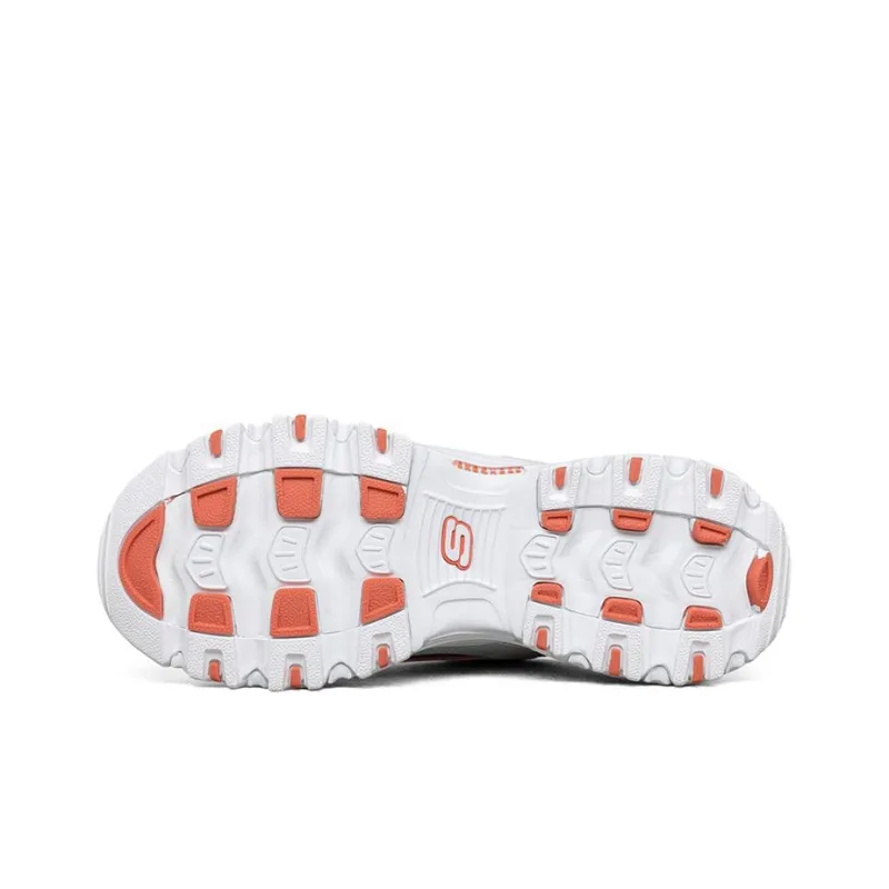 Skechers D Lites 1.0 Low Top Running Shoes White Women's-4