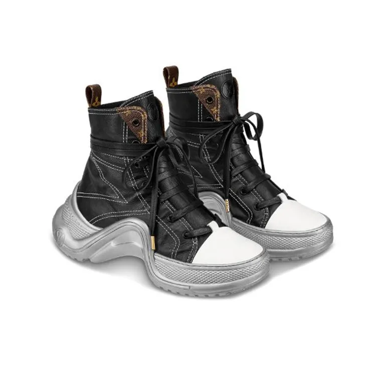 LOUIS VUITTON Lv Archlight Sneakers Black/White/Silver Women's-2