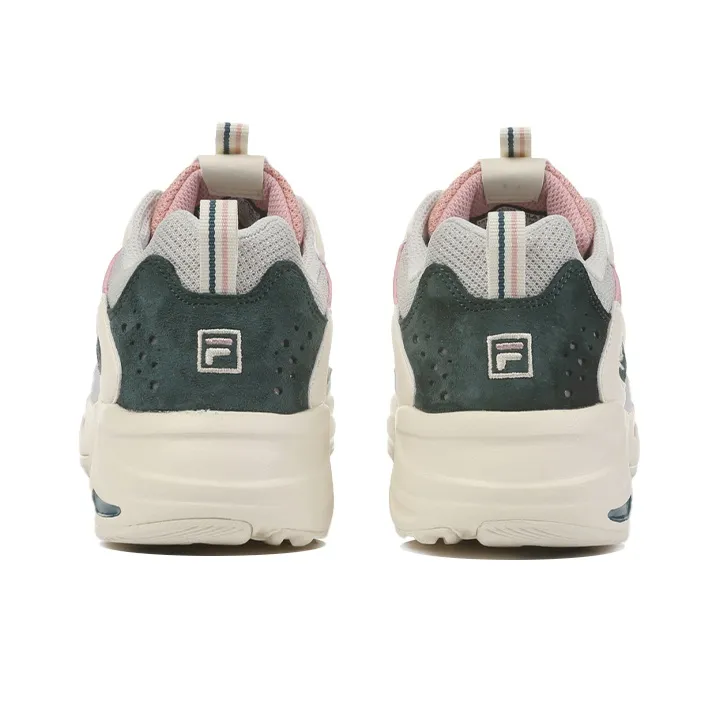 FILA Ray Tracer Low Top Running Shoes White/Pink/Green-4